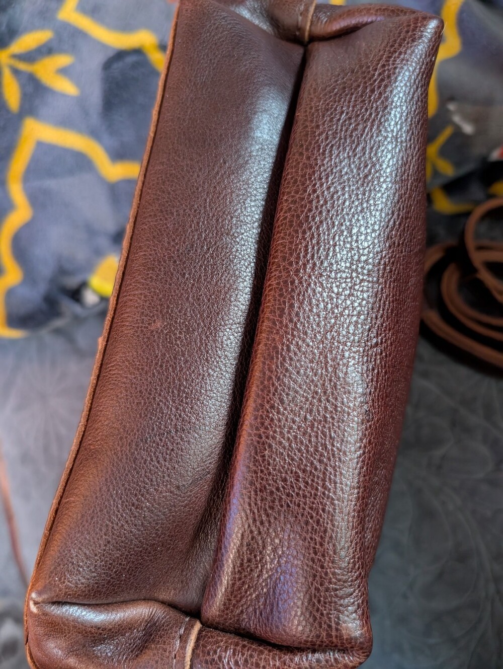 Portland Leather Mini Crossbody In Coldbrew - Picture 5 of 5